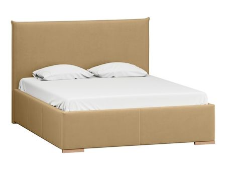Кровать divanru Слипсон 160 Велюр Песочный 42990₽