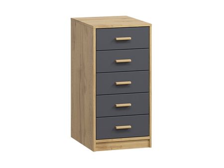 Офисная тумба divanru Нордик Дуб ЗолотистыйГрафитовый 12990₽