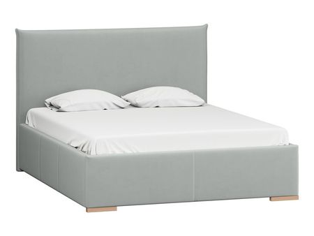 Кровать divanru Слипсон 160 Велюр Светло-серый 42990₽