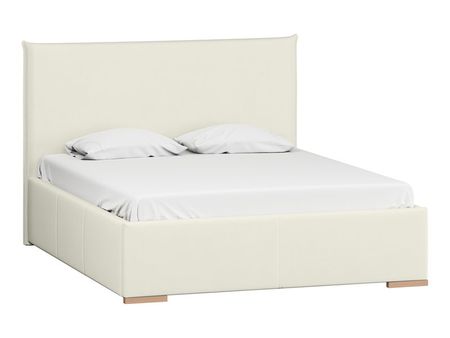 Кровать divanru Слипсон 180 Велюр Молочный 43990₽