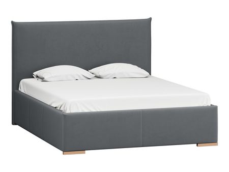 Кровать divanru Слипсон 140 Велюр Серый 40990₽