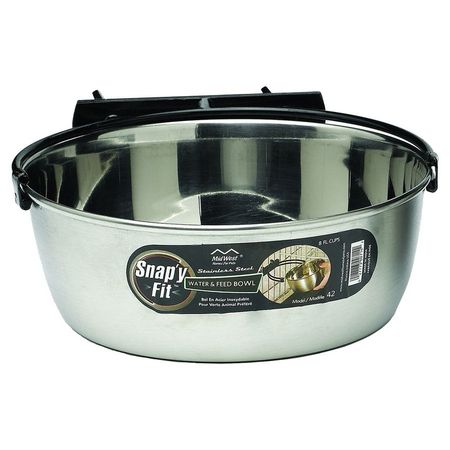 Миска MidWest для собак для клеток и вольеров 185 л нержавеющая сталь 1606₽