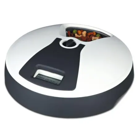 Кормушка Trixie для собак TX 6 на 3 кормления 6 порций 6х240 млф32х10 см серо-белая 5562₽