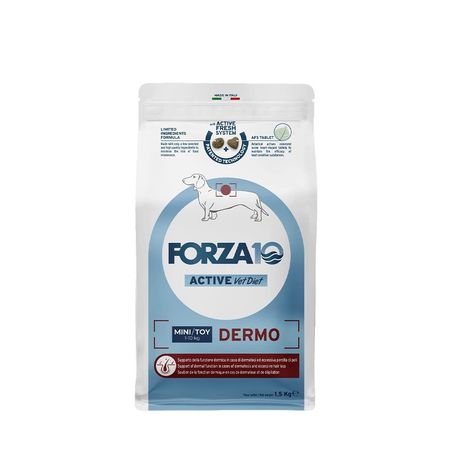 Forza10 Active Vet Diet Dermo MiniToy сухой корм для собак мелких пород с патологиями кожного покрова - 15 кг 2859₽