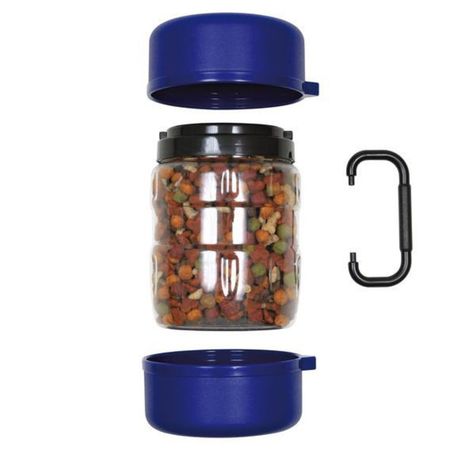 Набор дорожный Trixie для собак из контейнера для корма 175 л и 2 мисок 065 л 1140₽