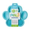 PetDreamHouse PAW 2-IN-1 Slow Feeder &amp; Lick Pad Blue Easy миска "Лапа" для медленного кормления 2в1, синяя