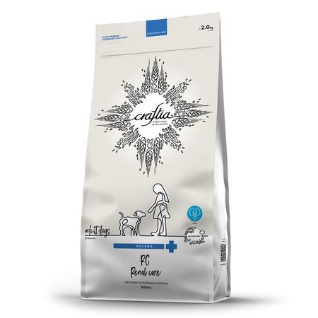 Craftia Galena Dog Renal Care корм для собак при почечной недостаточности - 2 кг 3522₽