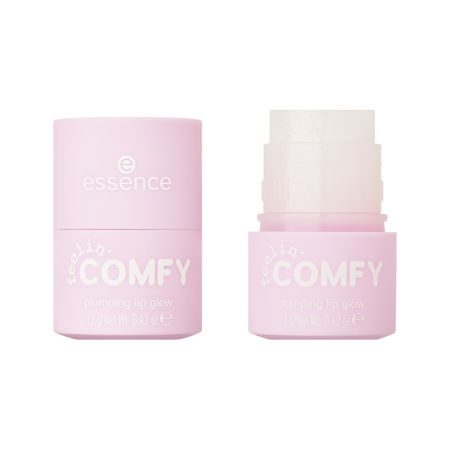 Бальзам для губ ESSENCE FEELIN COMFY с сияющим финишем тон 01Pillow pout