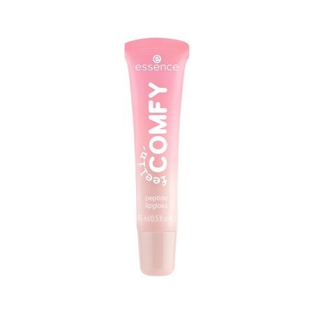 Блеск для губ ESSENCE FEELIN COMFY с пептидами тон 01 Strawberry self-love