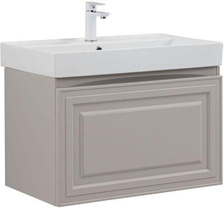 Тумба с раковиной Aquanet Агата 75 348185 подвесная цвет Бежевый 24927₽