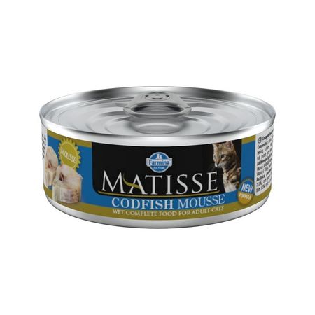 Farmina Matisse Codfish Mousse влажный корм для взрослых кошек мусс с треской - 85 г 12 шт в уп 1440₽