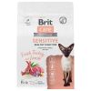 Brit Care Cat Sensitive Healthy Digestion сухой корм для взрослых кошек с чувствительным пищеварением, с индейкой и ягненком