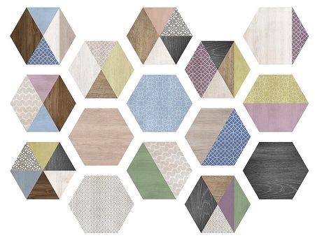 Керамогранит ITT Ceramic ART DECO Hexa Матовый 23,2x26,7 см