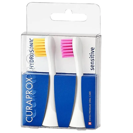 Комплект насадок Curaprox Hydrosonic Pro ЖелтаяРозовая 4990₽