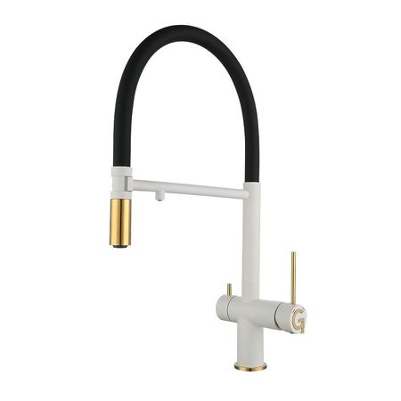 Смеситель для кухни Rivelato Adria 1523517 brina oro цвет Иней Золото