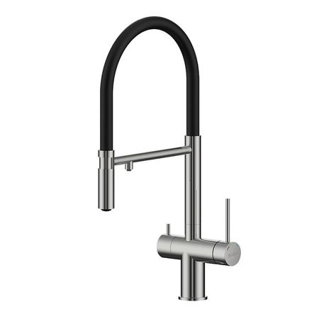 Смеситель для кухни Rivelato Adria 1523517 BS цвет Нержавеющая сталь 30810₽