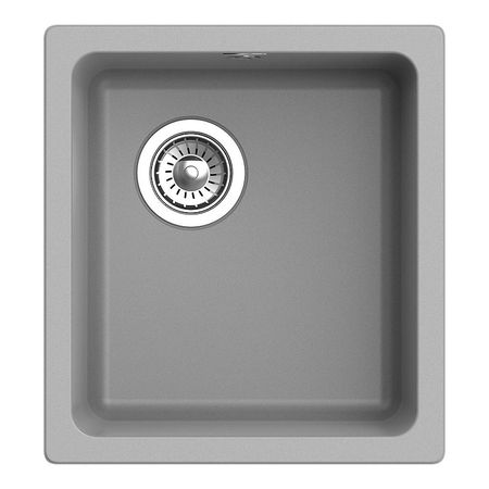 Кухонная мойка Rivelato Berkana BK-35 grigio metallizzato цвет Серый металлик 16728₽