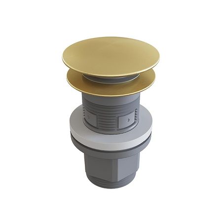 Донный клапан Aqueduto Ralo RAL0250 click-clack цвет Шлифованное золото