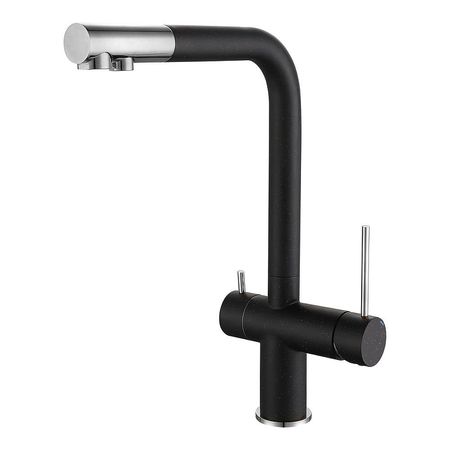 Смеситель для кухни Rivelato Lugano 1523513 nero cromo цвет Черный Хром 21830₽