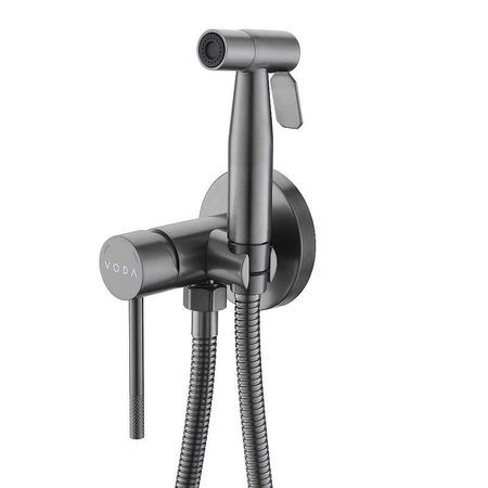 Гигиенический душ со смесителем Voda Vessel Gun Metal VSL01GM цвет Оружейная сталь