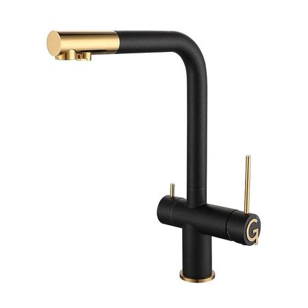 Смеситель для кухни Rivelato Lugano 1523513 antracite oro цвет Антрацит Золото 21830₽