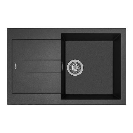 Кухонная мойка Rivelato Lumo 78 LM-7850 Nero цвет Черный 43850₽