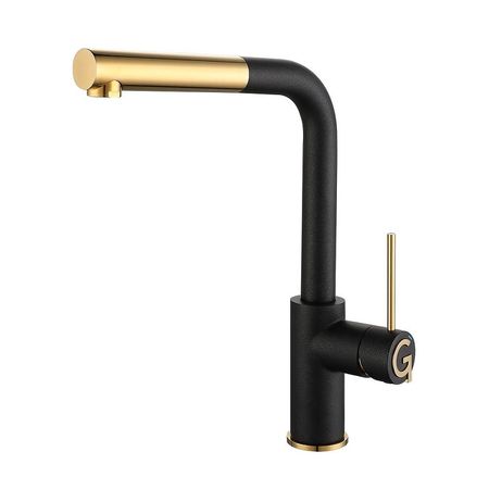 Смеситель для кухни Rivelato Albano 1573503 antracite oro цвет Антрацит Золото 17750₽