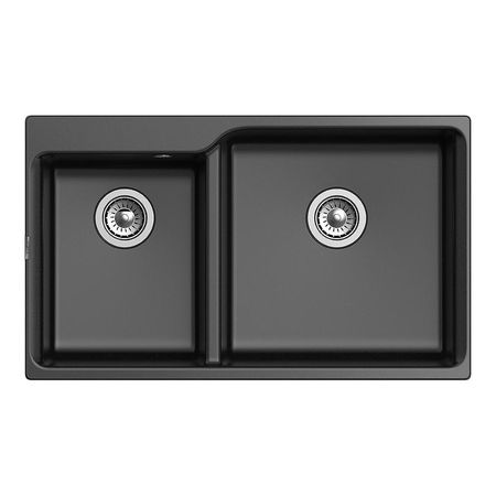 Кухонная мойка Rivelato Axel X-90D nero цвет Черный 48450₽