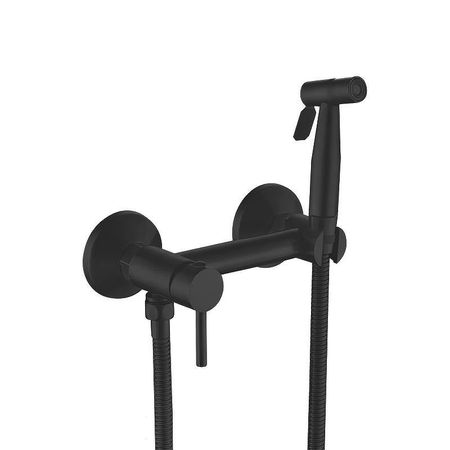 Гигиенический душ со смесителем Shevanik S107H цвет Черный матовый 5081₽