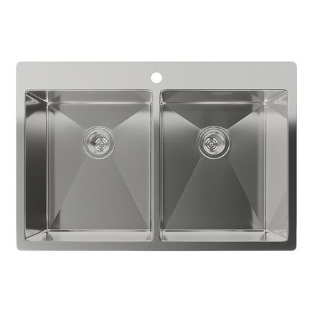 Кухонная мойка Rivelato Rinox 74 7450 2В цвет Нержавеющая сталь 41010₽