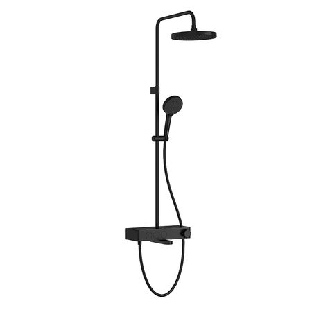 Душевая система Vitra Core Round A4730936EXP с термостатом цвет Черный матовый 116990₽