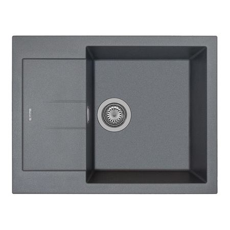 Кухонная мойка Rivelato Lumo 65 LM-6550 Titanio цвет Темно-серый 40790₽