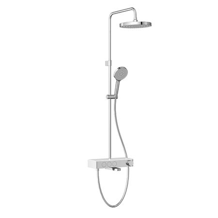 Душевая система Vitra Core Round A47309EXP с термостатом цвет Хром 78090₽