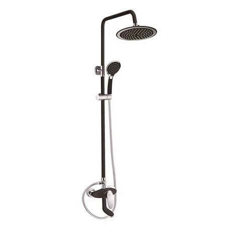 Душевая система Shevanik S9836H цвет Черный Хром