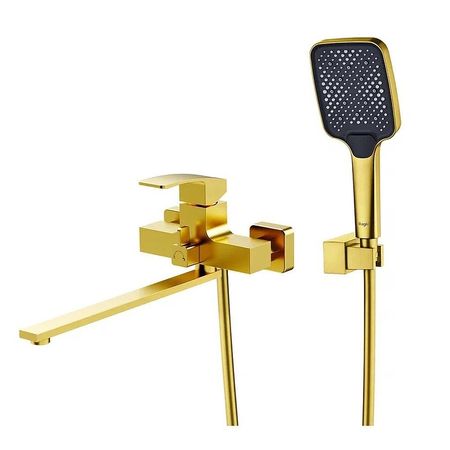 Смеситель для ванны Raglo R012203 универсальный цвет Золото матовое 23885₽