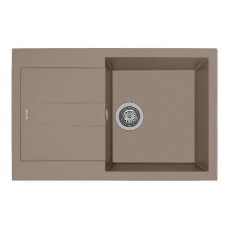 Кухонная мойка Rivelato Lumo 78 LM-7850 Tartufo цвет Коричневый 41810₽