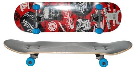 Скейтборд STINGREY с колесами PU 52х32 мм, 31"х8", 1 шт в ассортименте