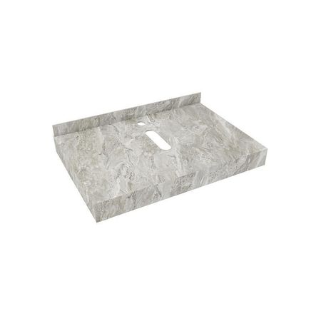 Столешница под раковину Corpa Nera Grossi 70 CN150207 цвет Серый мрамор