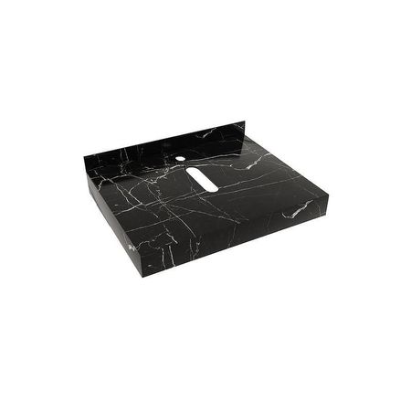 Столешница под раковину Corpa Nera Grossi 60 CN150306 цвет Черный мрамор
