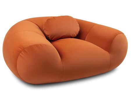 Пуф divanru Тут Рядом Красавчик Мини Велюр Оранжевый 19990₽