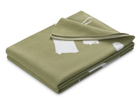 Плед divanru Тут Рядом Теплое Сердце Зеленый 120x170 5990₽