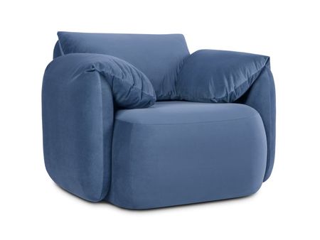 Кресло divanru Тут Рядом Обнимаемся Велюр Голубой 46990₽