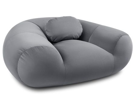 Пуф divanru Тут Рядом Красавчик Мини Велюр Светло-серый 19990₽