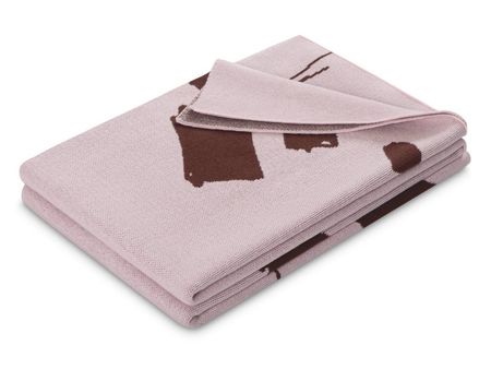 Плед divanru Тут Рядом Теплое Сердце РозовыйКоричневый 120x170 5990₽