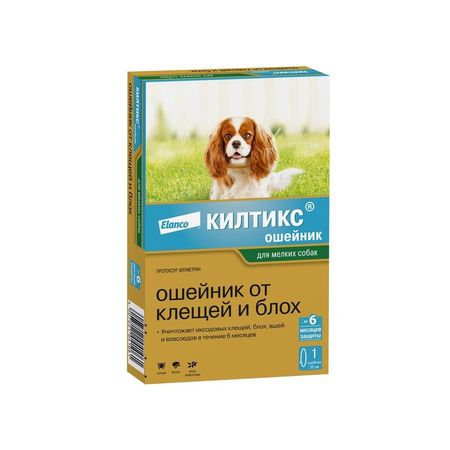 Elanco Килтикс ошейник малый для собак мелких пород - 35 см 1561₽