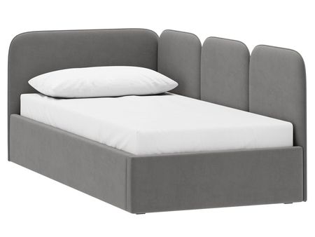 Детская кровать divanru Имми 90 Велюр Серый 36990₽