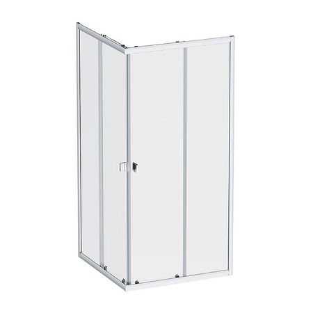 Душевой уголок AMPM Sense 90х90 W76G-403-9090-MT профиль Хром матовый стекло прозрачное 17290₽