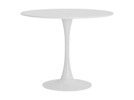 Кухонный стол divanru Тюлип 90 Белый 16490₽