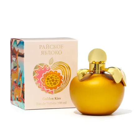 Туалетная вода женская райское яблоко golden kiss, 100 мл (по мотивам j'adore dior (c.dior)