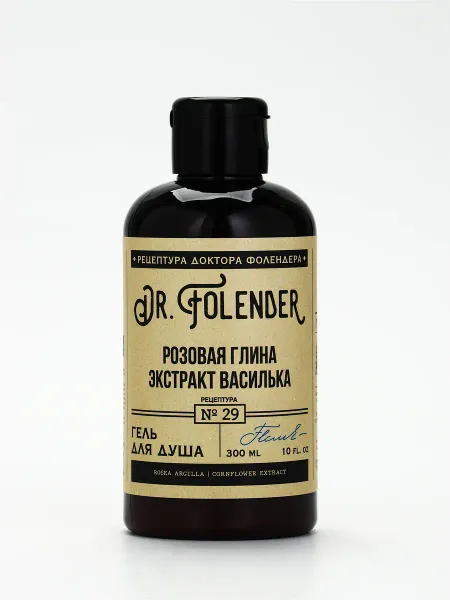Гель для душа, 300 мл, аромат василька, dr.folender